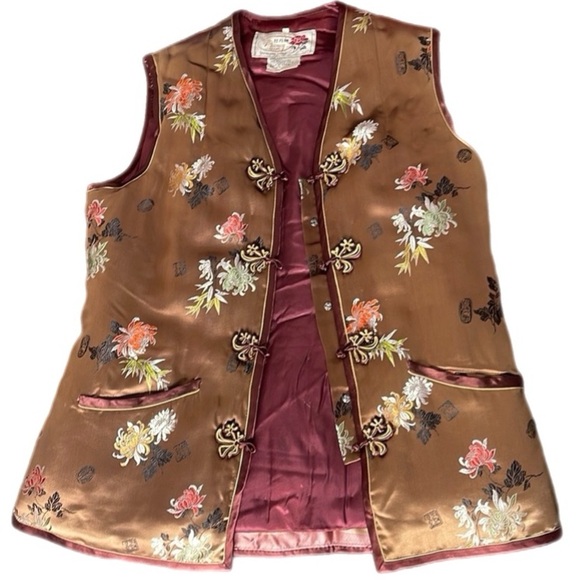 RARE Vintage Chinese Quilted Vest - Picture 1 of 17